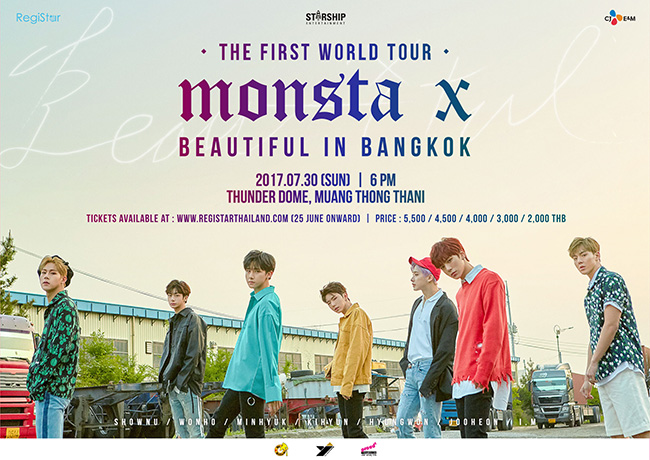 MONSTA X THE FIRST WORLD TOUR BEAUTIFUL IN BANGKOK