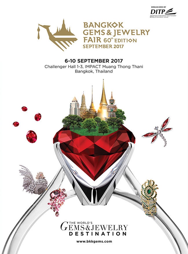 Bangkok Gems & Jewelry Fair 60th Edition September 2017