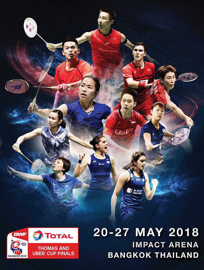 Thomas and Uber Cup Finals 2018