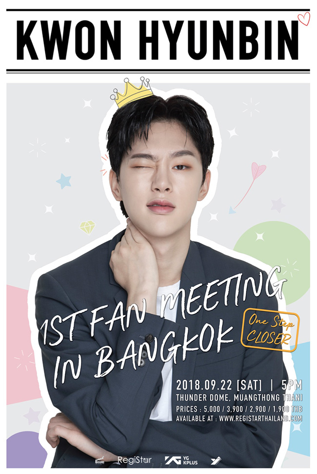 KWON HYUNBIN 1st FAN MEETING IN BANGKOK ~One Step CLOSER~