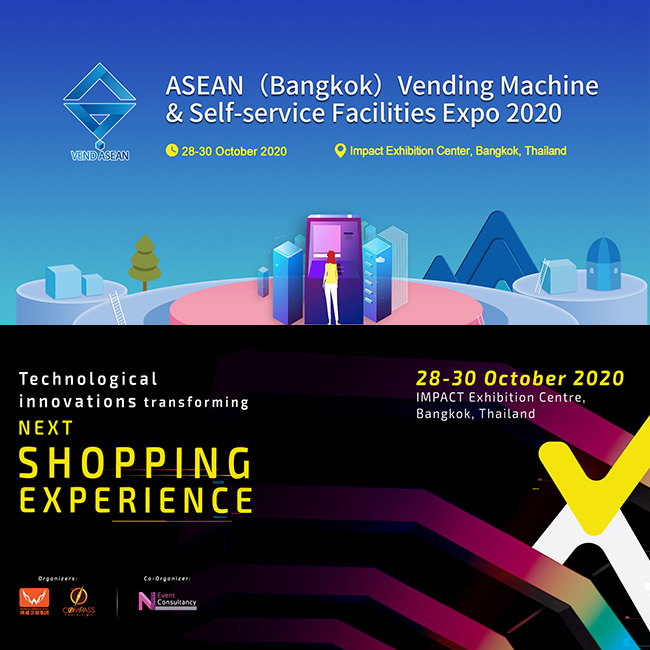 ASEAN (Bangkok) Vending Machine & Self-service Facilities Expo (Vend ASEAN) and Shop Next 2020