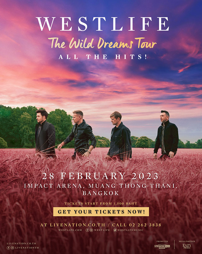 Westlife The Wild Dreams Tour in Bangkok