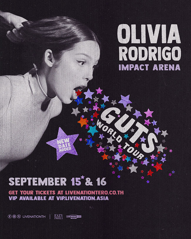 Olivia Rodrigo - GUTS world tour in Bangkok