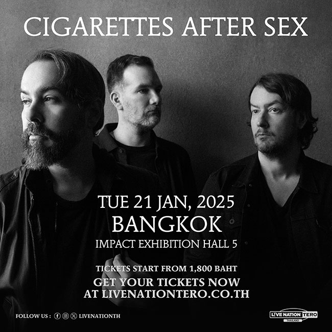 Cigarettes After Sex : X's World Tour 2025