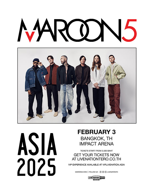 Maroon 5 Asia 2025 - Bangkok