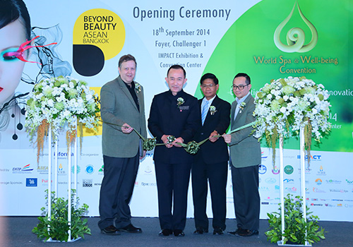The opening ceremony of World Spa &Well being Convention 2014