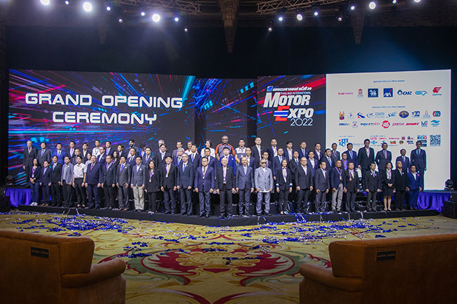The opening ceremony of the 39th Thailand International Motor Expo 2022